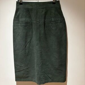 Forest CEO Energy | Vintage Leather Pencil Skirt Size 8